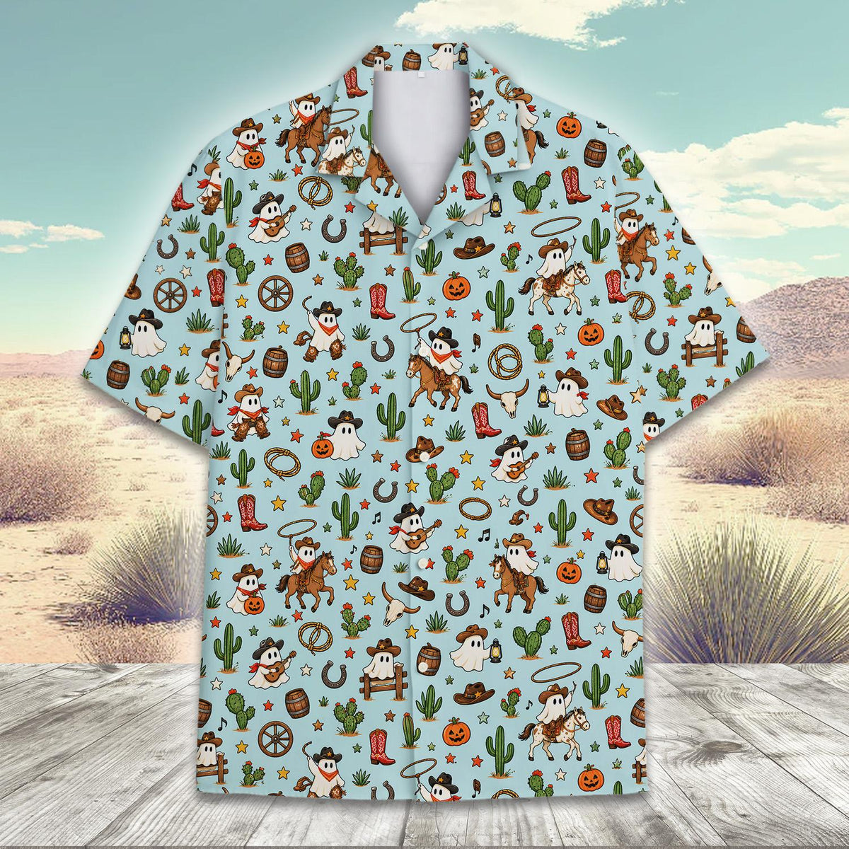 Additional view of the matching family hawaiian shirt