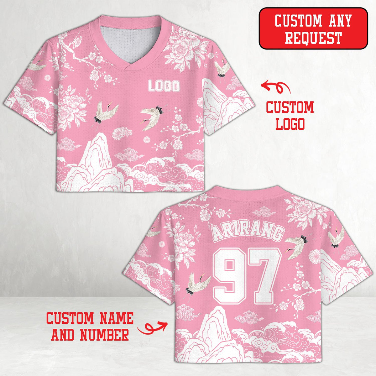 Front detail of the asian traditional baseball jersey