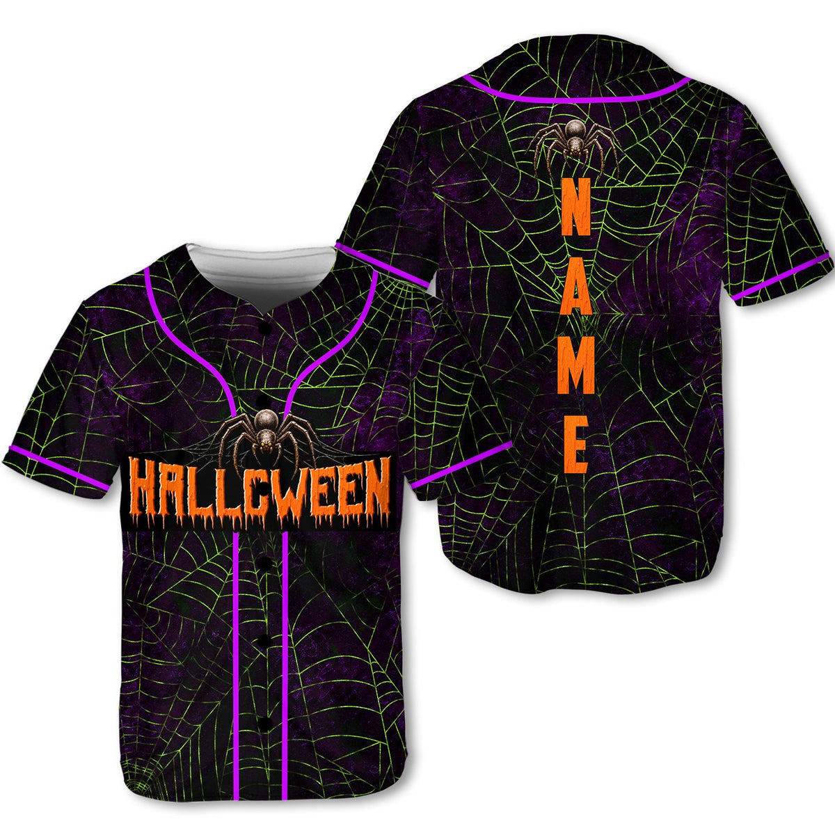 Third lifestyle view showing the personalized baseball jersey in a casual setting