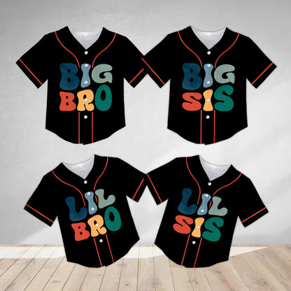 Another front view of the solid kids jersey for siblings