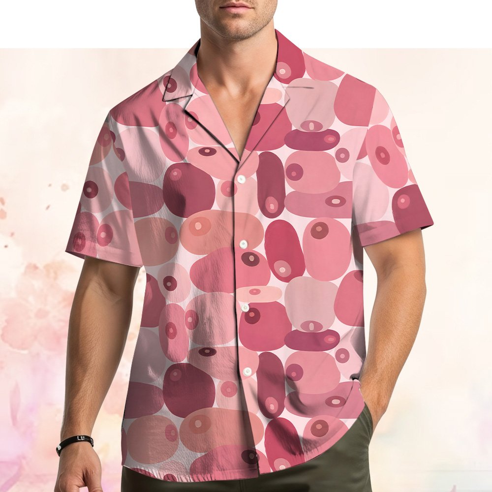Lifestyle view featuring matching family hawaiian shirts