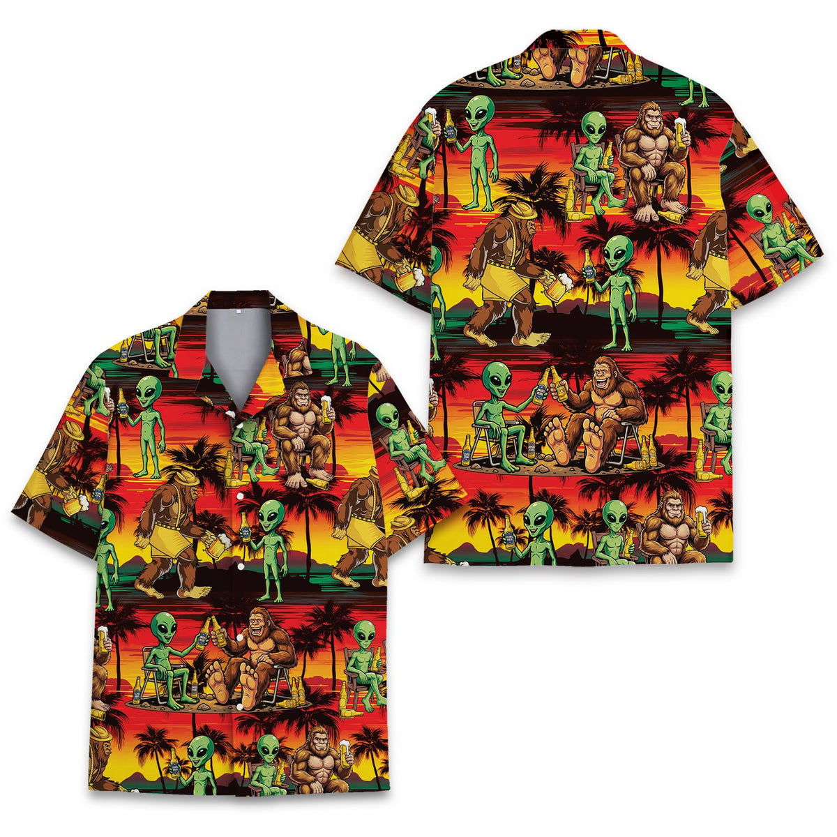 Additional detail view of the repeating summer beach pattern