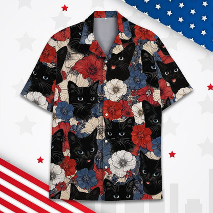 Alternative front perspective of the matching family hawaiian shirt