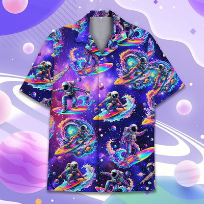 Detailed front view showing planets and nebula splashes