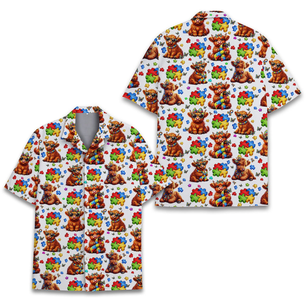 Another detailed view of the matching family hawaiian shirt fabric