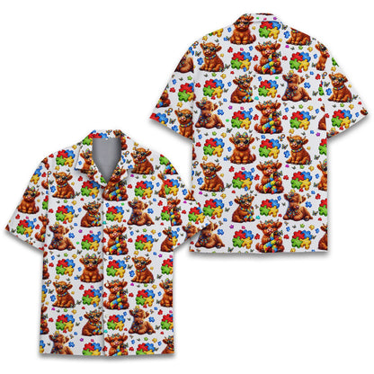 Another detailed view of the matching family hawaiian shirt fabric