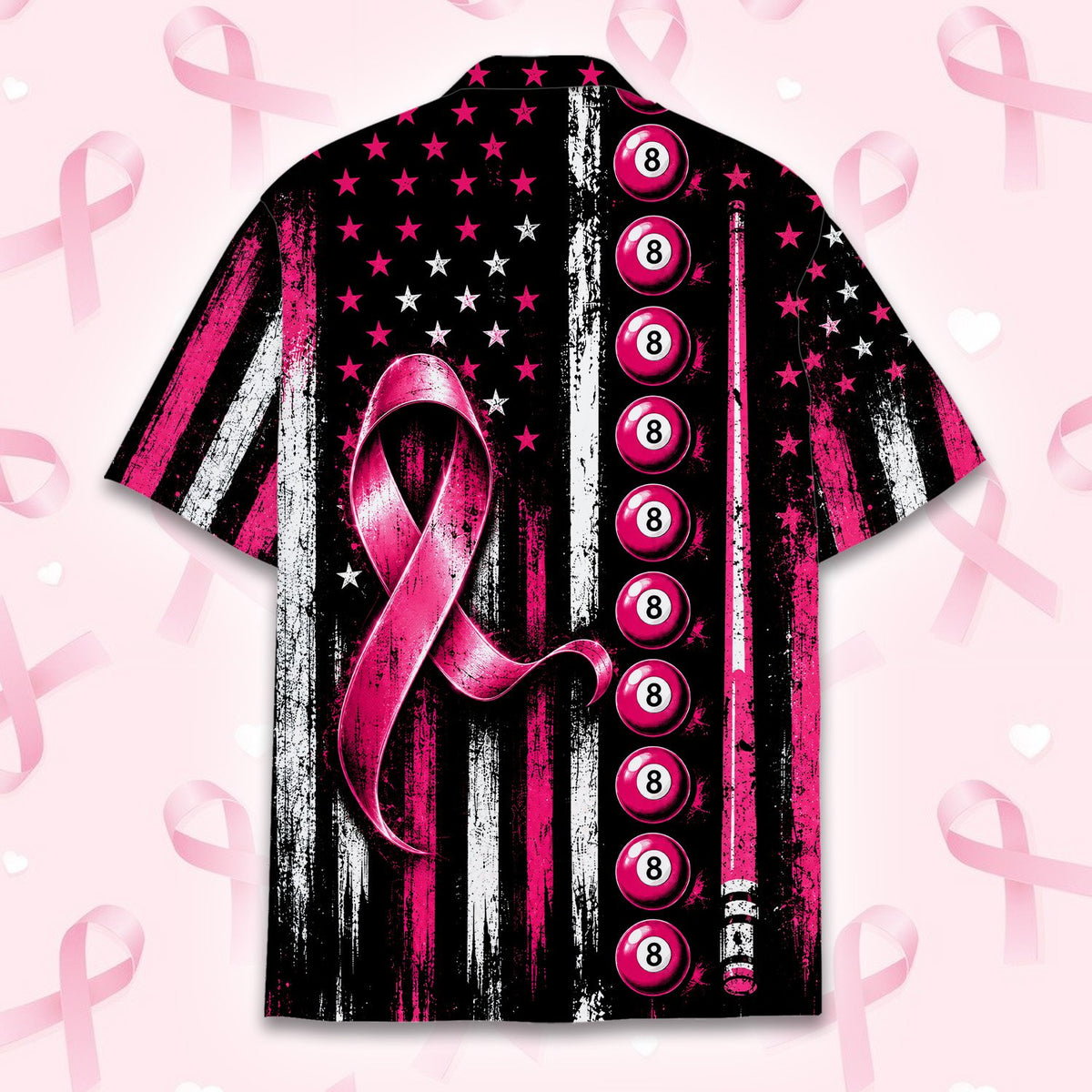 Alternative front view of the matching family hawaiian shirt