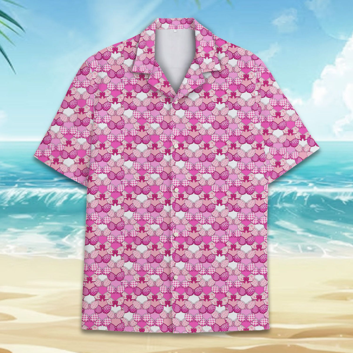 Second lifestyle view showing the abstract pattern