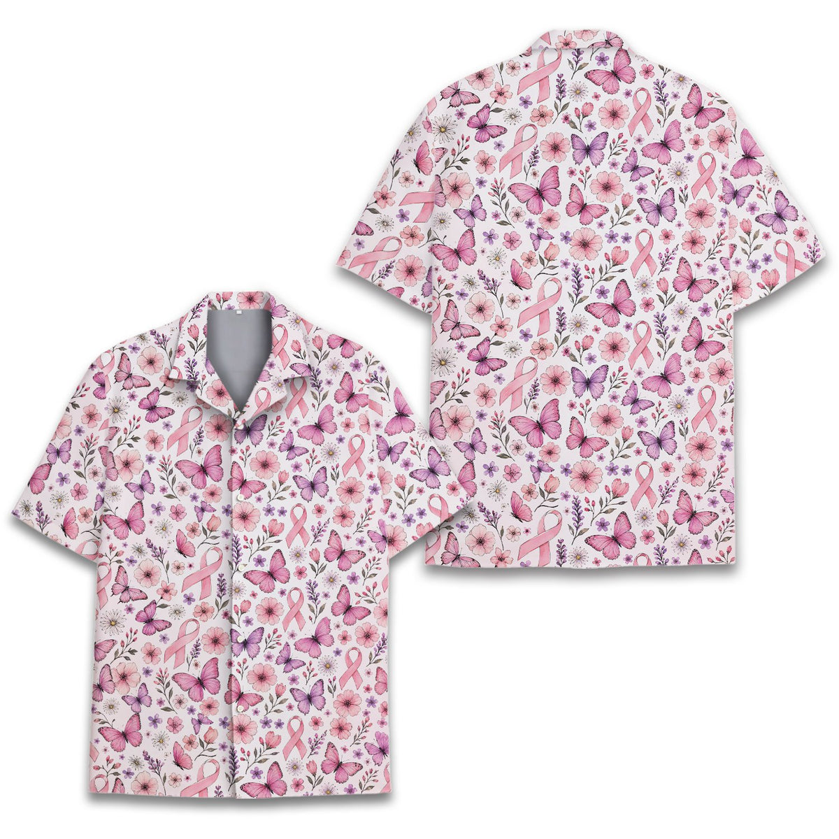 Lifestyle view 5 of the button-down hawaiian shirt