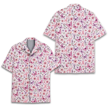 Lifestyle view 5 of the button-down hawaiian shirt