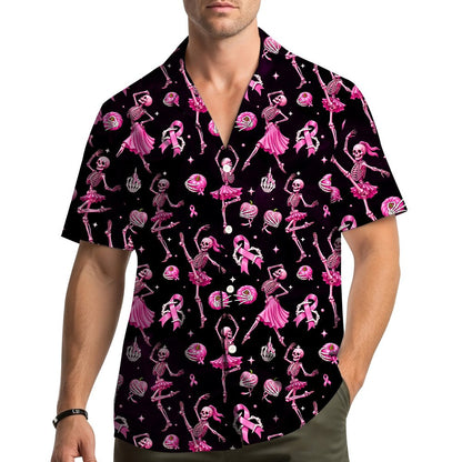 Back view of the matching family hawaiian shirt