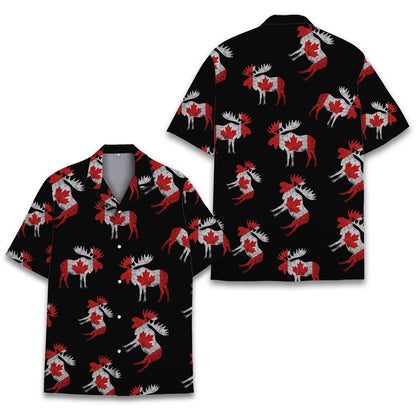 Additional front view showcasing the vivid moose silhouettes