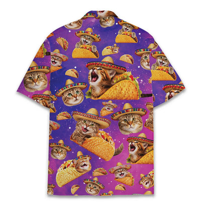 Tacos hawaiian shirt back view