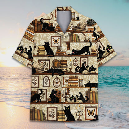 Front view of the beige matching family hawaiian shirt