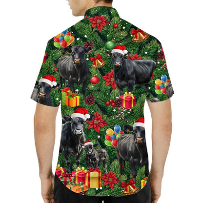 Additional lifestyle image of the matching family hawaiian shirts