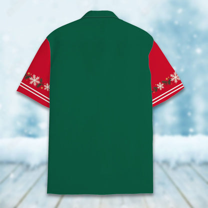 Secondary back view highlighting the green and cream contrast