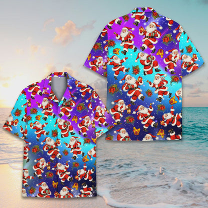 Third back view showcasing the purple and blue galaxy design