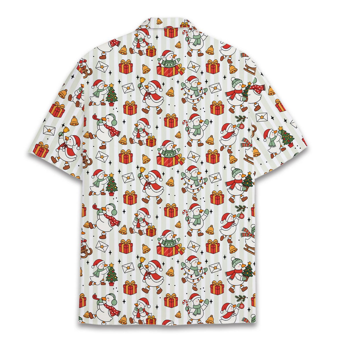 Second lifestyle view showcasing the matching family hawaiian shirts