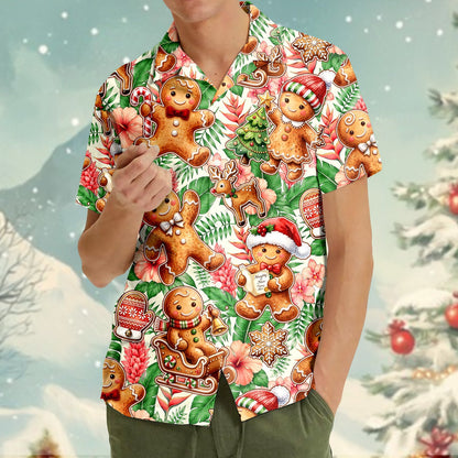 Fourth lifestyle view of the festive family matching outfits