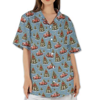 Seventh lifestyle view of the christmas shirt in a casual setting