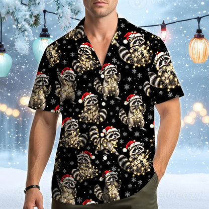 Christmas hawaiian shirt womens, angled view