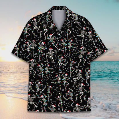 Detailed front view of the black polyester matching shirt