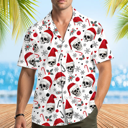 Second lifestyle view of the holiday hawaiian shirt