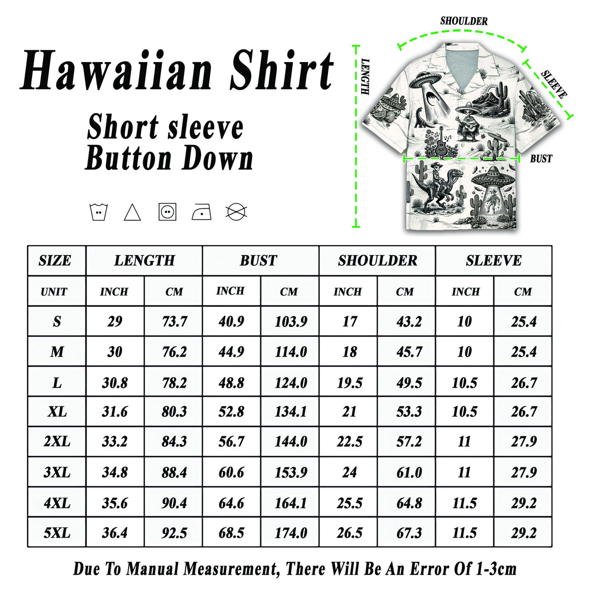 Alternative styled view of the Cinco de Mayo aliens hawaiian shirt