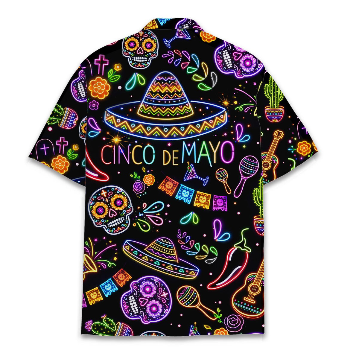 Cinco de mayo hawaiian shirt front alternative view