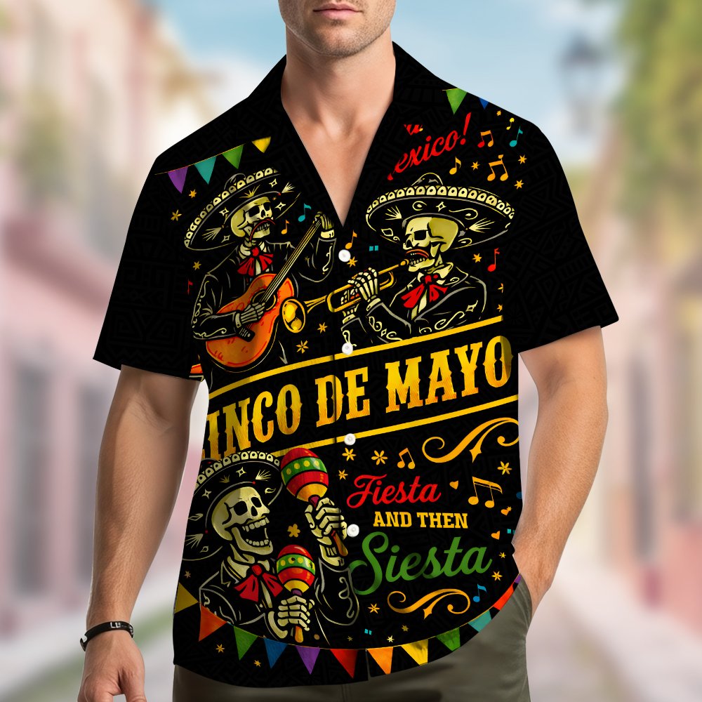 Second lifestyle view showcasing the festive shirt design