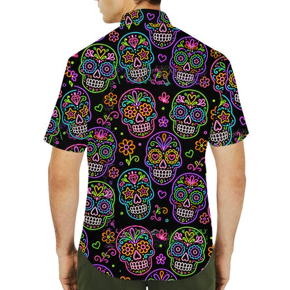 Second lifestyle view showing the vibrant neon colors on a black background
