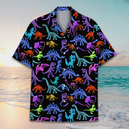 Final front view of matching hawaiian shirts family