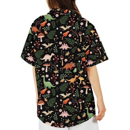 Fourth lifestyle view of the matching hawaiian shirts family