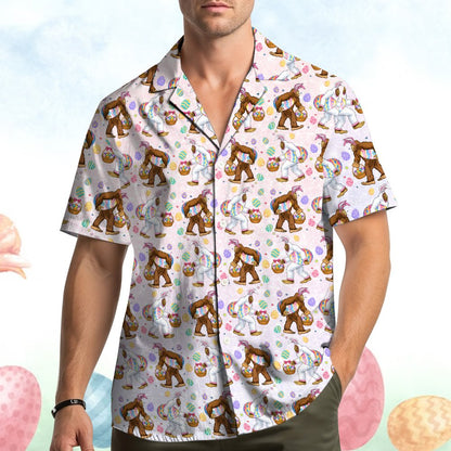 Second lifestyle image showing the matching family hawaiian shirt in a casual setting