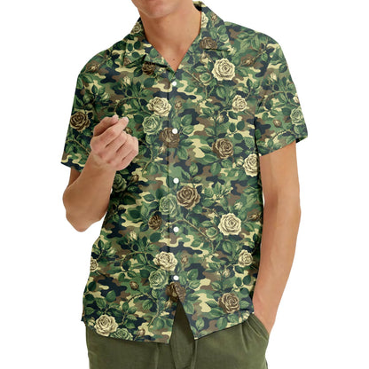 Third lifestyle view showcasing the family matching hawaiian shirts style
