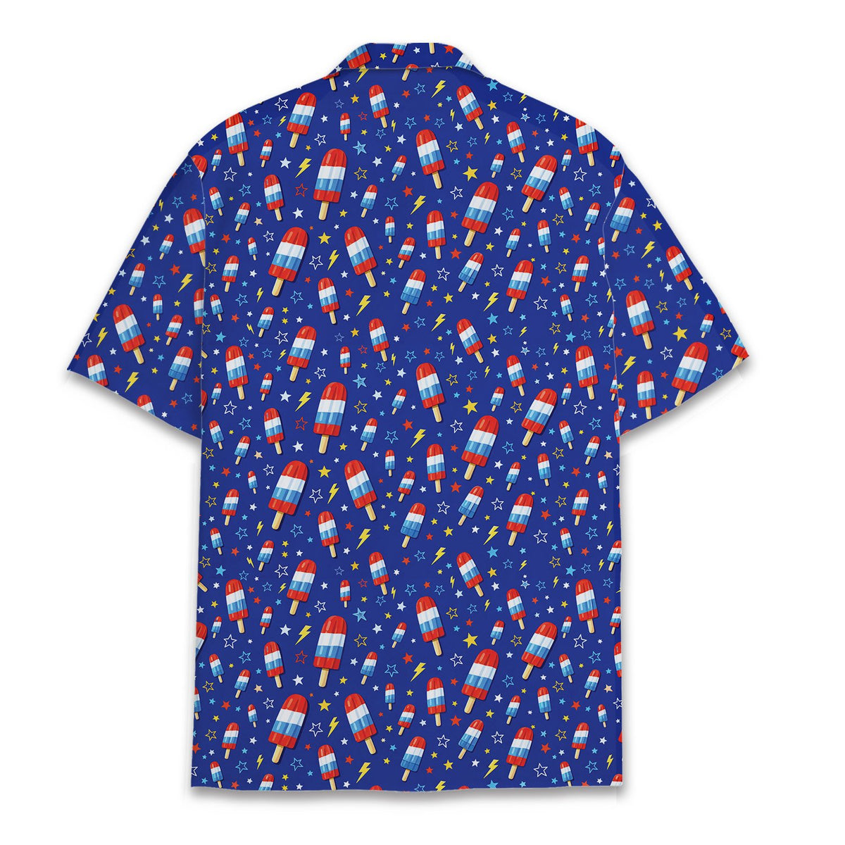 Matching family hawaiian shirt back view
