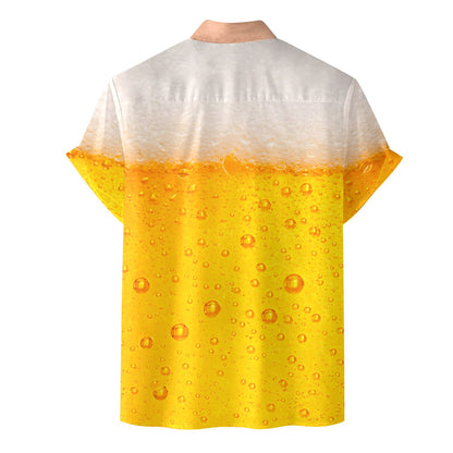 Full front layout of the humorous summer shirt