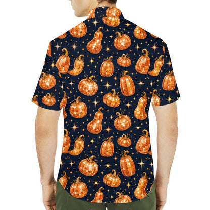 Second back view of the halloween hawaiian shirt