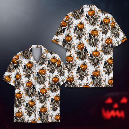 Additional front view showing the skeleton torsos and black crows design