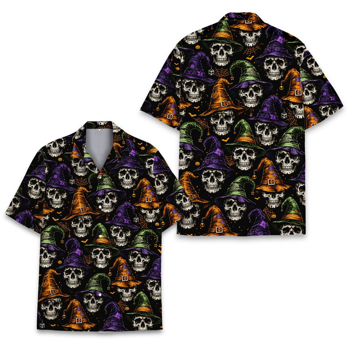 Another front view of the holiday hawaiian shirt