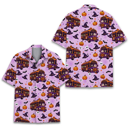Additional front view highlighting the vibrant purple and orange pattern