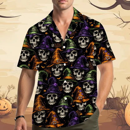 Second lifestyle view showcasing the matching family hawaiian shirts style