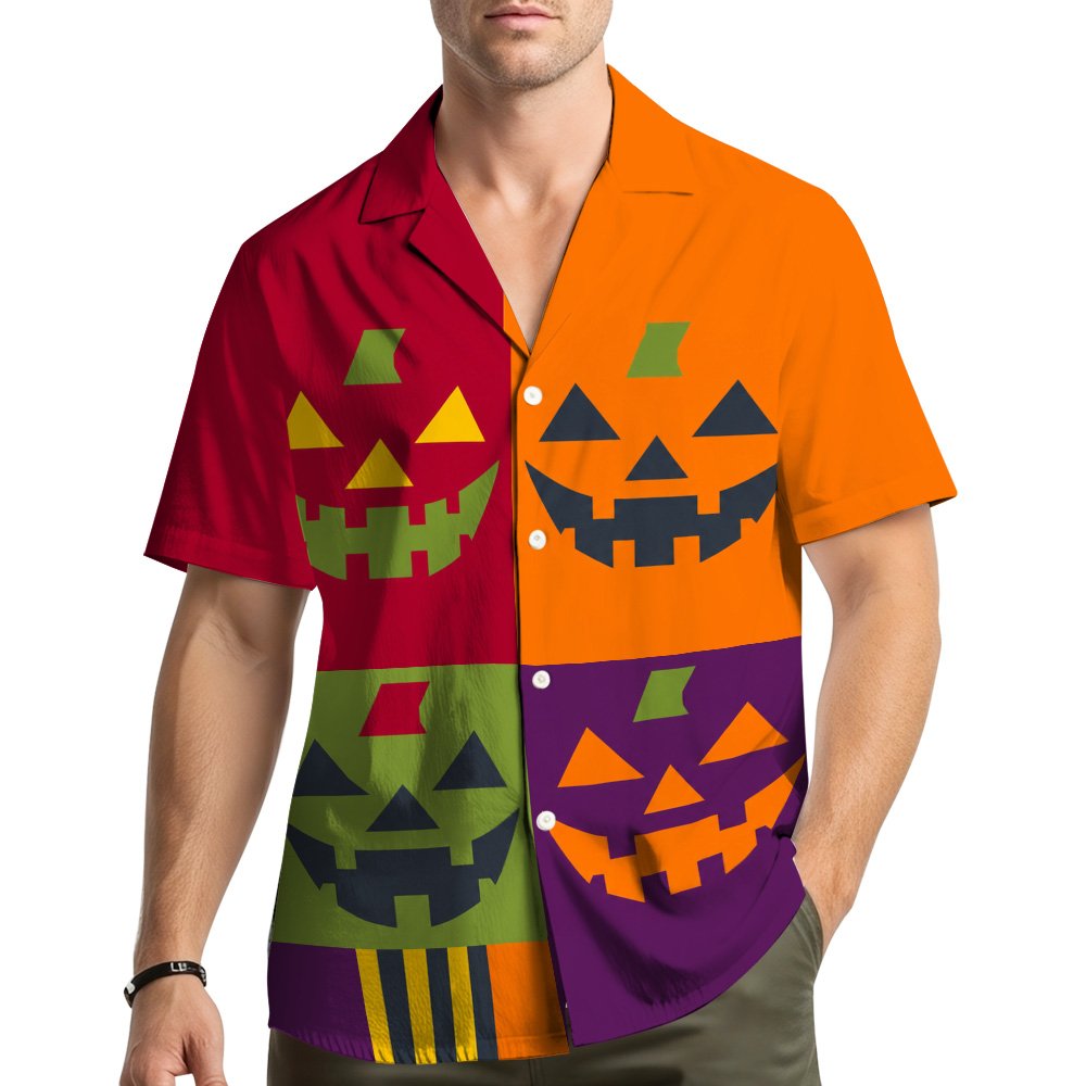 Second lifestyle view of matching family hawaiian shirts