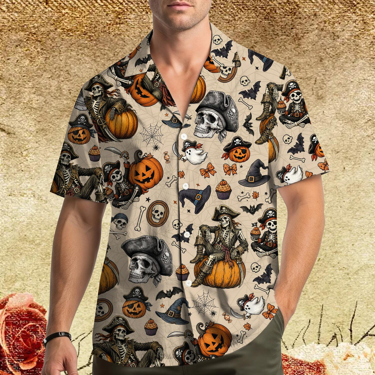 Fourth lifestyle view featuring the halloween pattern