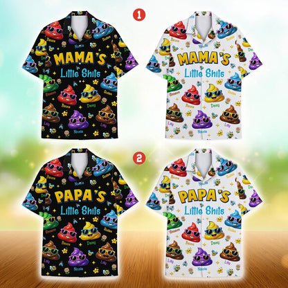 Another front view showcasing the personalized hawaiian shirt