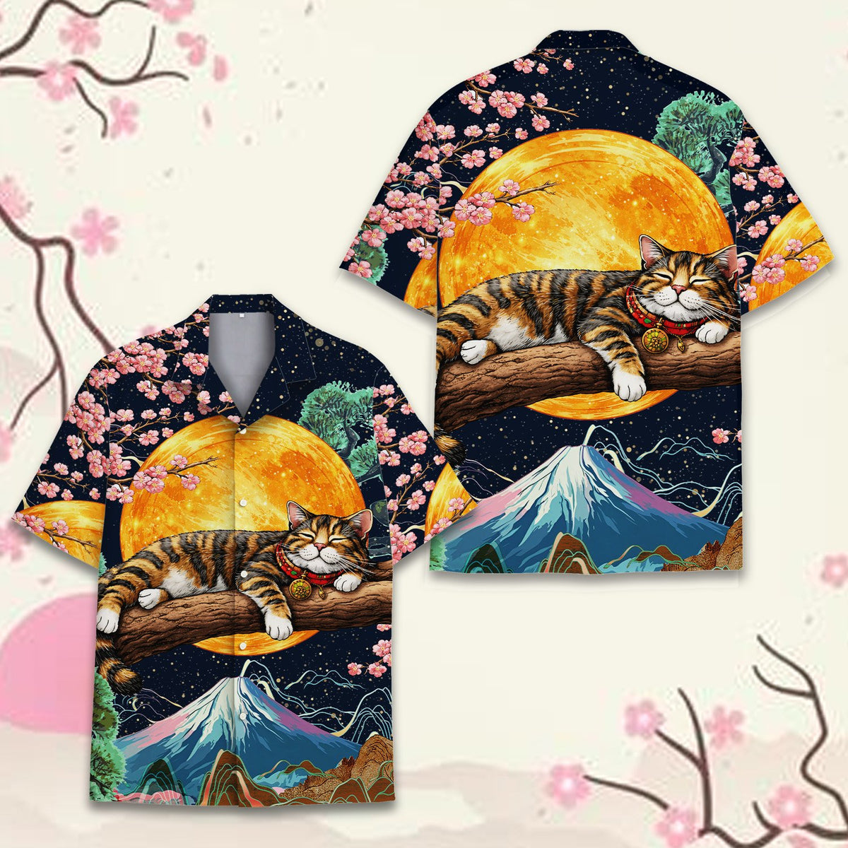Front detail view of the matching family outfit design.