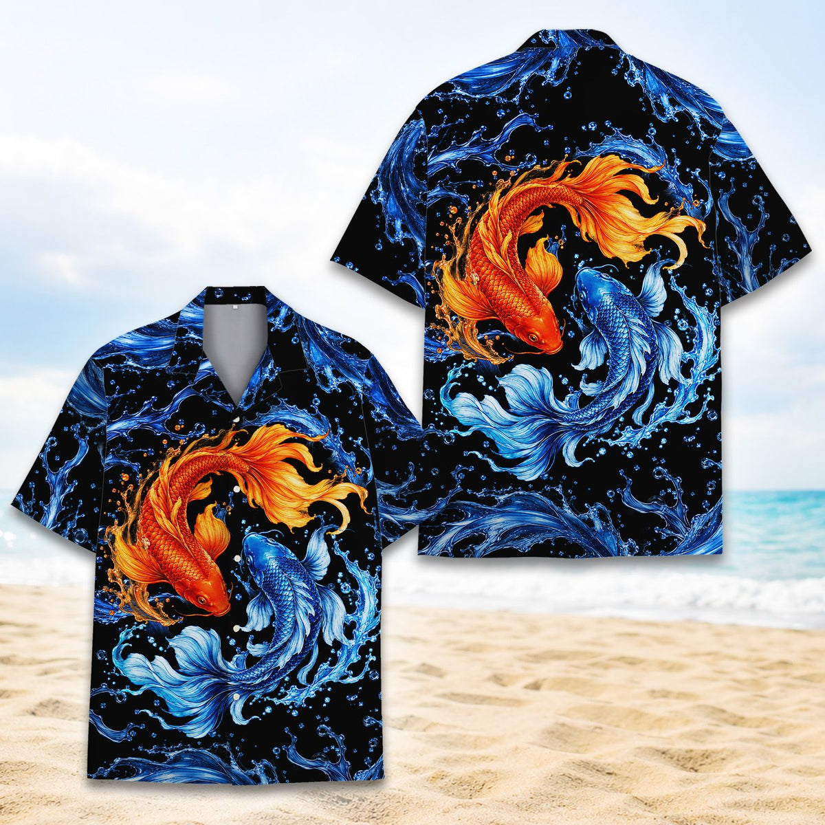 Full front view of the short sleeve matching family outfit