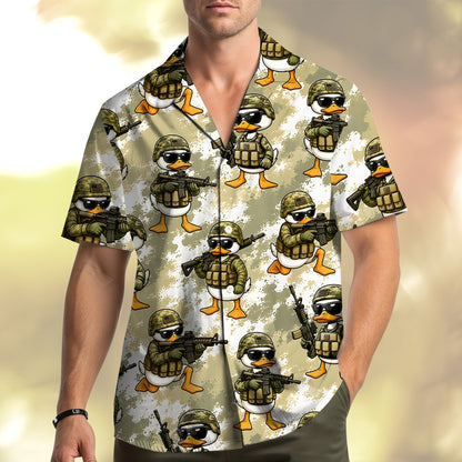 Second lifestyle image showing the matching family hawaiian shirts style