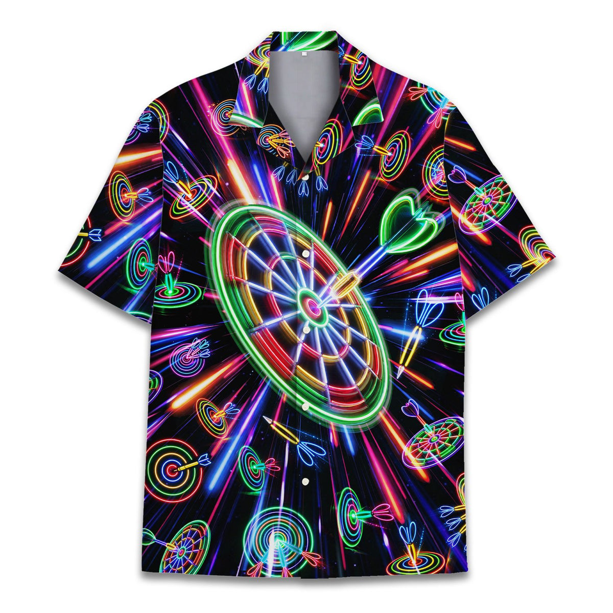 Alternative back view of the darts print