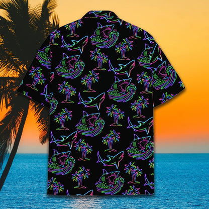 Third lifestyle view showcasing the bright neon colors on black polyester